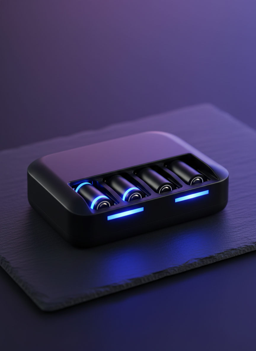 Vape battery charger with multiple slots